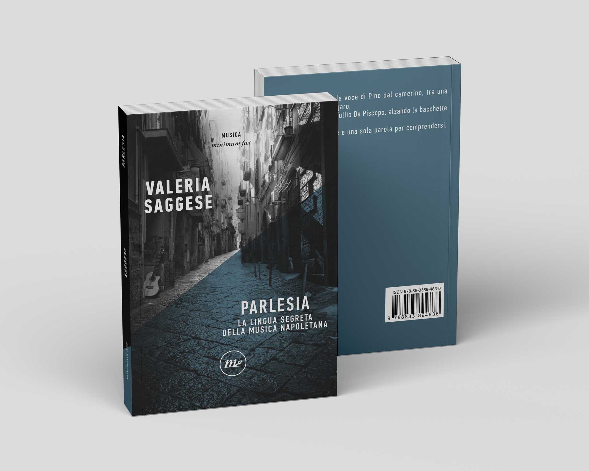 libro Parlesia, fronte e retro